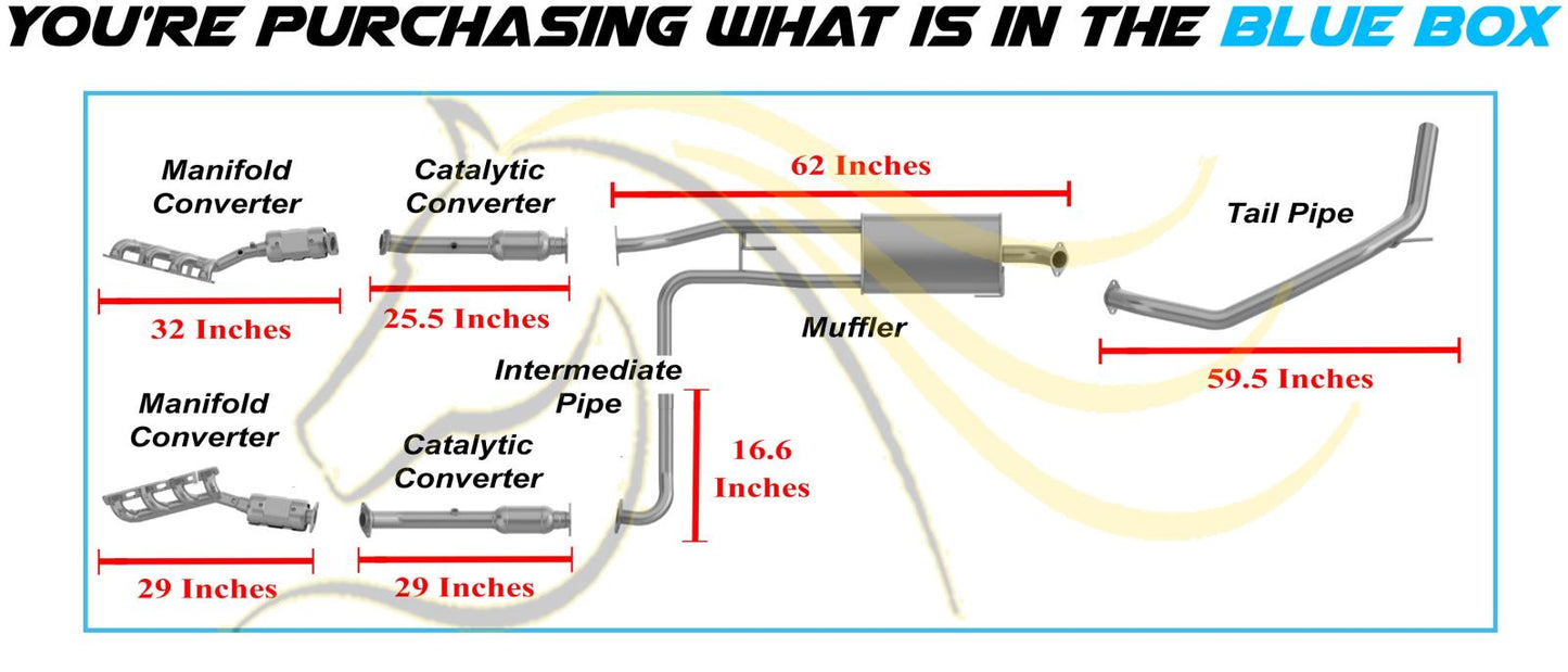 2009 Nissan Armada 5.6L  Complete Exhaust System | EPA Approved