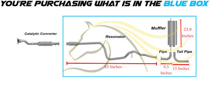 1997-1999 Oldsmobile Cutlass 3.1L Exhaust System Kit