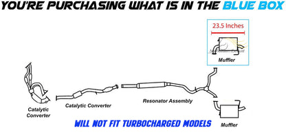 2008 Subaru Outback 2.5L Passenger-Side Exhaust Muffler