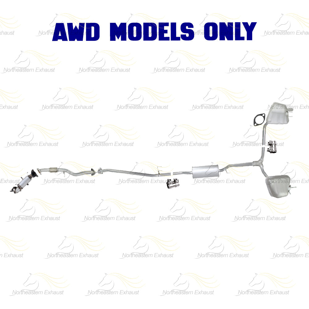 2018 Honda CR-V 1.5L Catalytic Converter, Front Pipe and Mufflers - For AWD