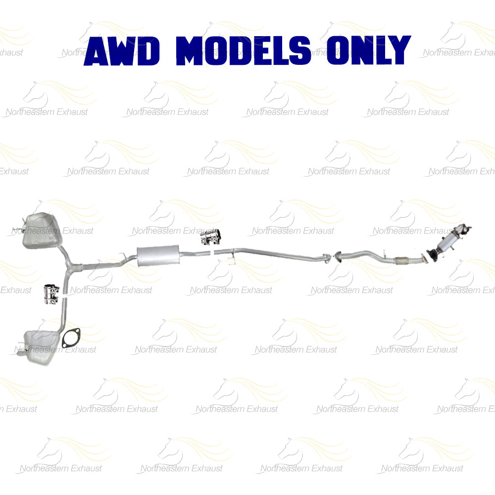 2018 Honda CR-V 1.5L Catalytic Converter, Front Pipe and Mufflers - For AWD