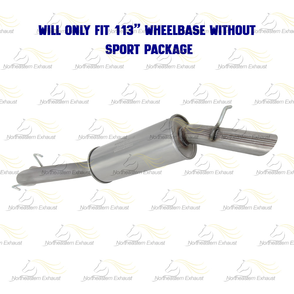 2006 Chevy Uplander 3.5L Exhaust Muffler and Resonator Pipe