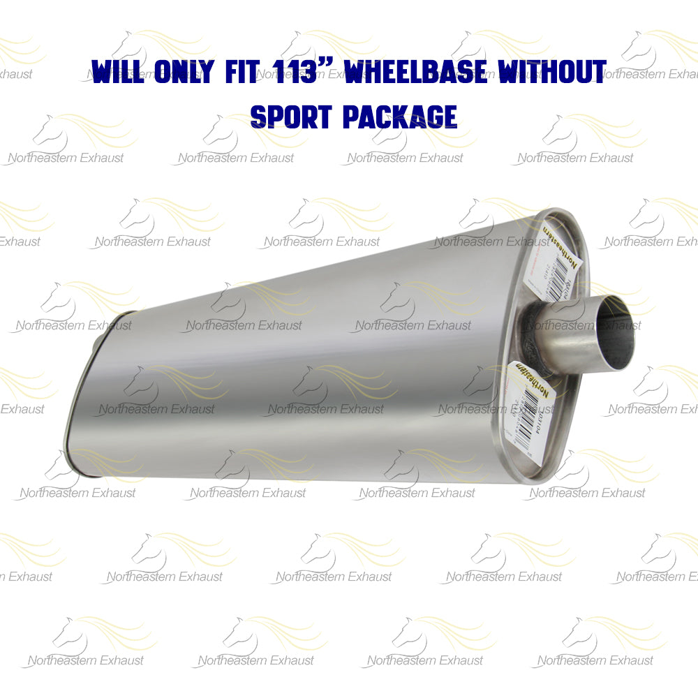 2007 Chevy Uplander 3.9L Exhaust Muffler and Resonator Pipe