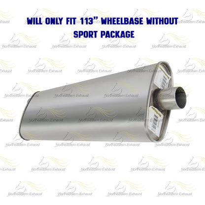 2007 Chevy Uplander 3.9L Exhaust Muffler and Resonator Pipe