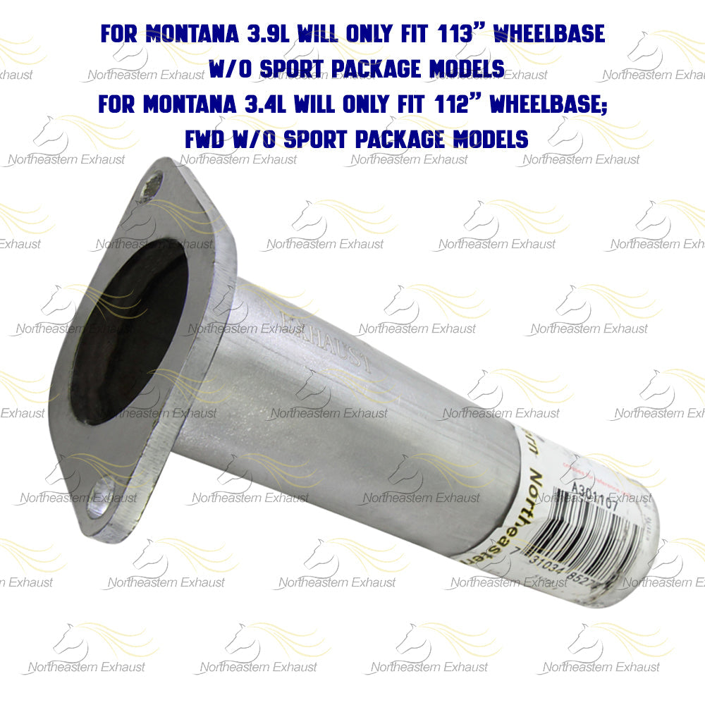 2002 Pontiac Montana 3.4L Exhaust Pipe