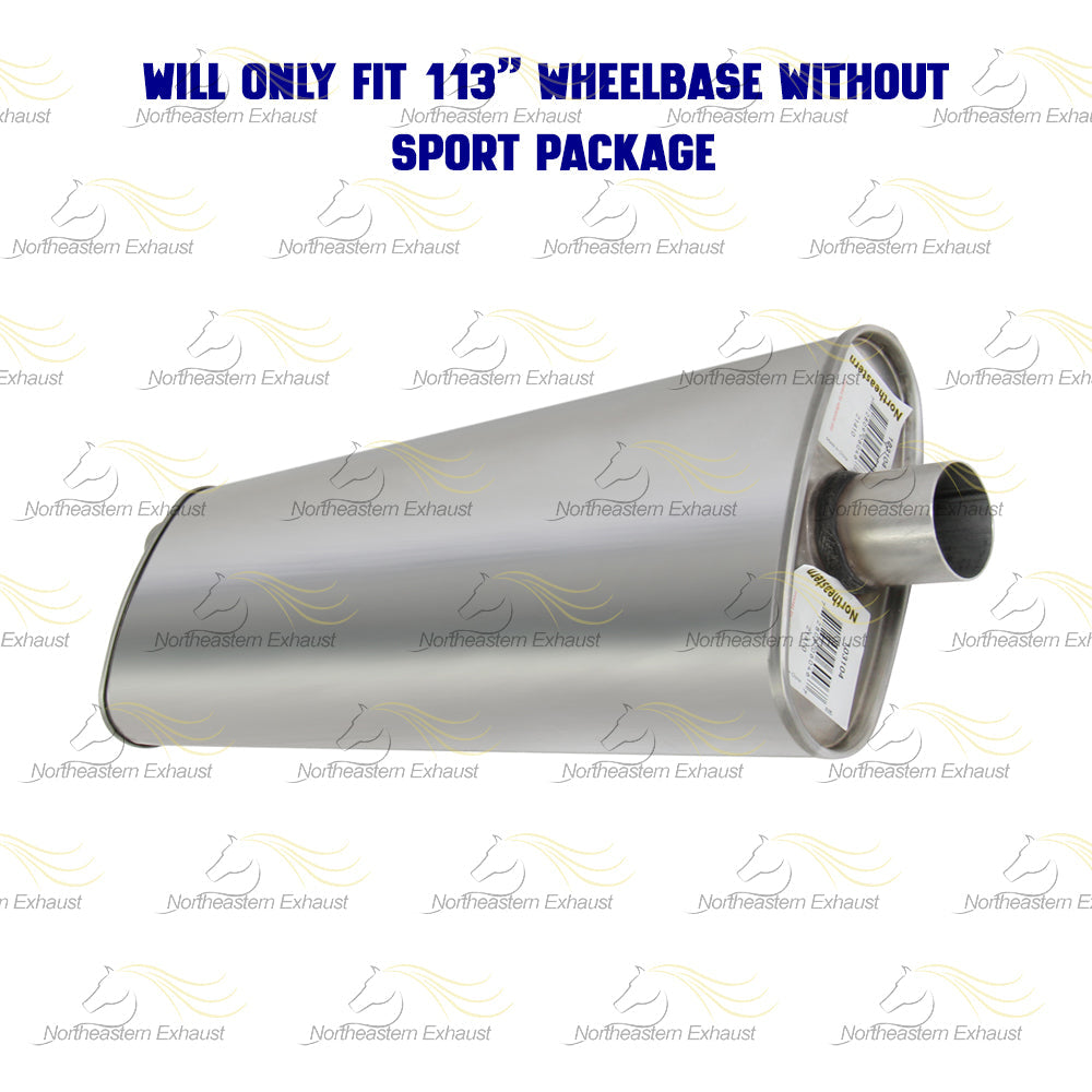 2009 Pontiac Montana 3.9L Exhaust Muffler and Resonator Pipe