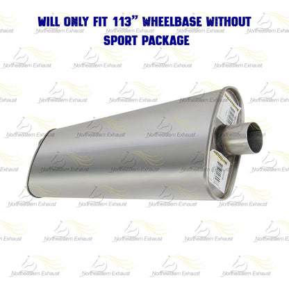 2009 Pontiac Montana 3.9L Exhaust Muffler and Resonator Pipe