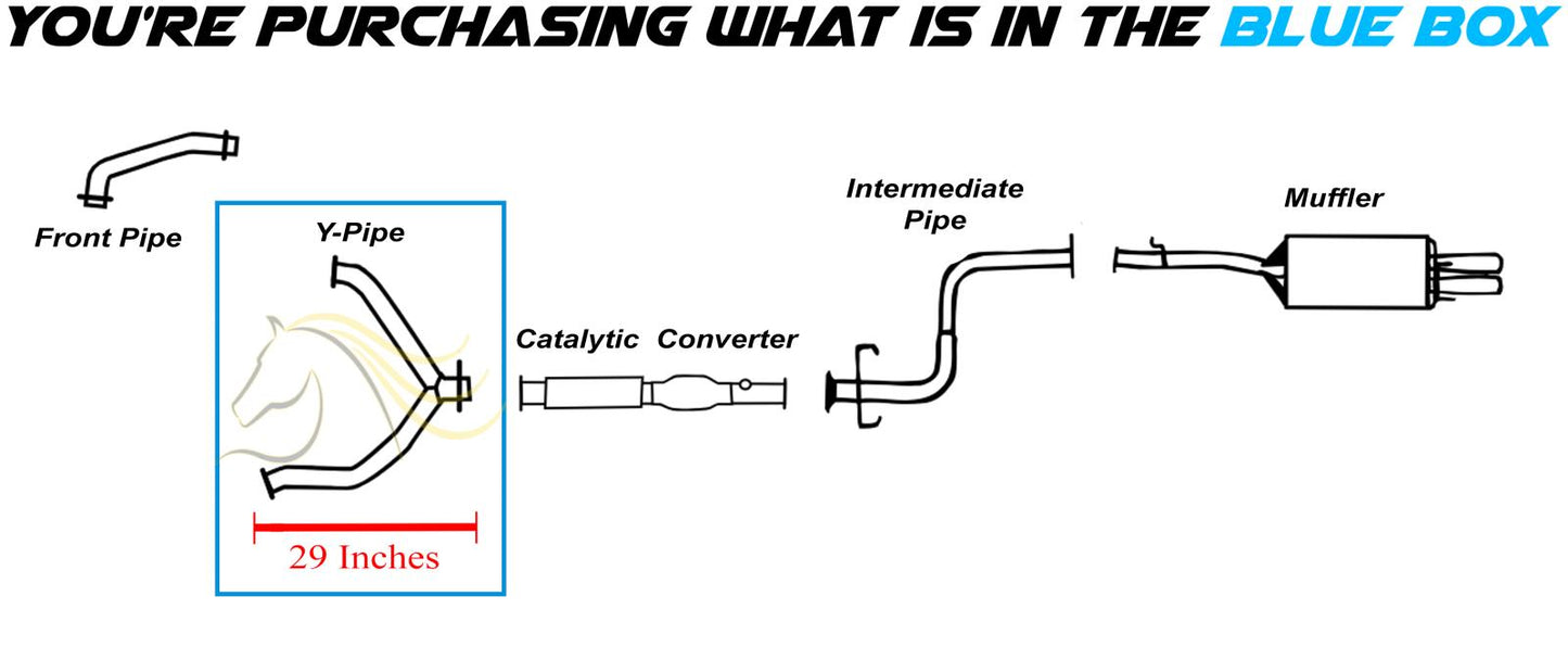 2004 Acura RL 3.5L Exhaust Y Pipe