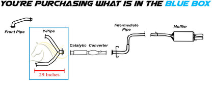 2004 Acura RL 3.5L Exhaust Y Pipe