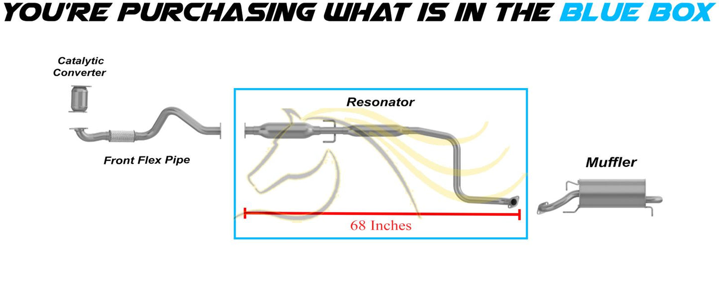 2004-2008 Chevy Aveo/Aveo5 1.6L Exhaust Resonator Pipe