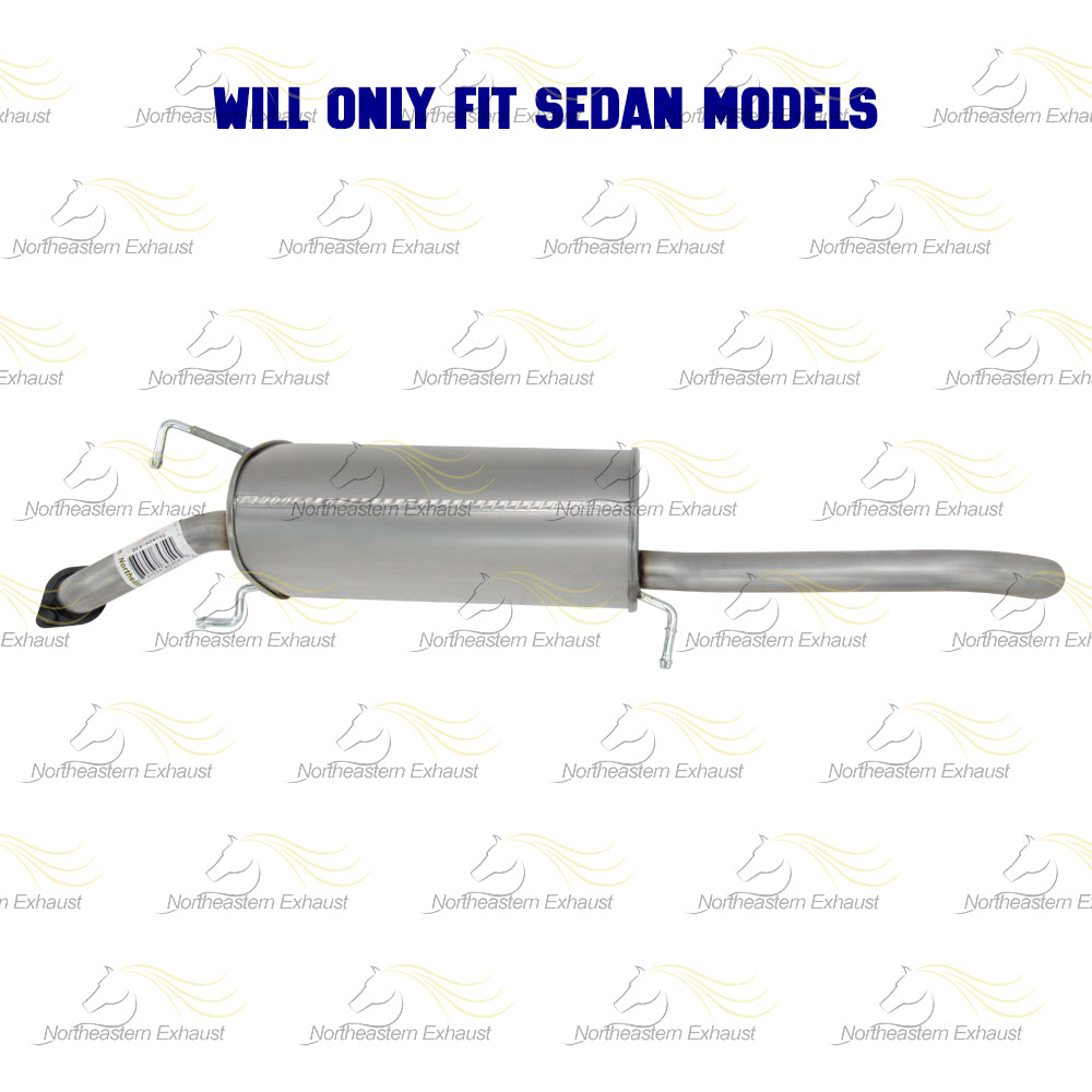 2004-2008 Chevy Aveo 1.6L Sedan Exhaust Muffler