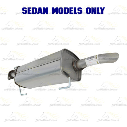 Exhaust Muffler for Nissan Versa 2007-2011 1.8L | 2009-2011 1.6L