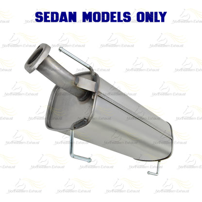 Exhaust Muffler for Nissan Versa 2007-2011 1.8L | 2009-2011 1.6L