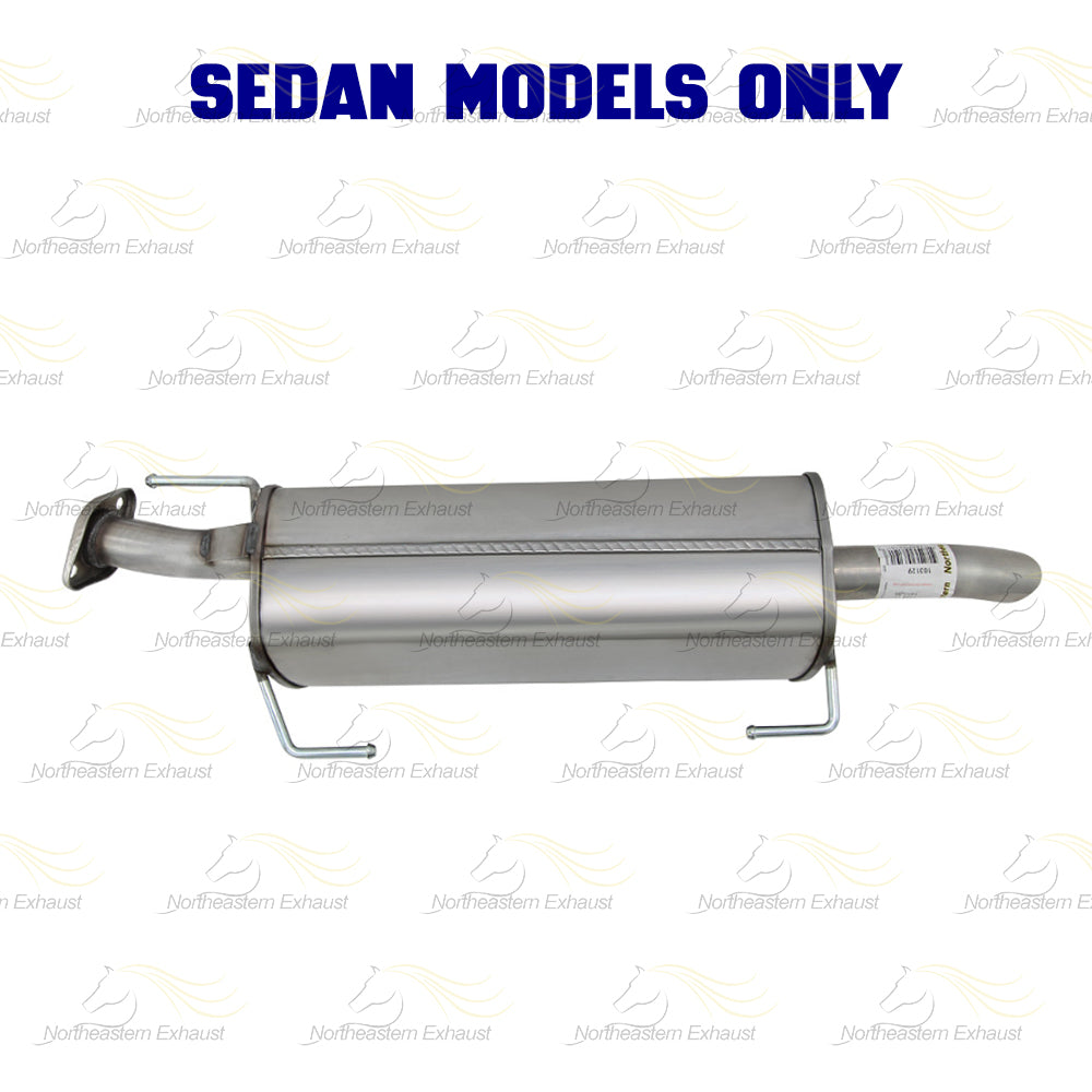 Exhaust Muffler for Nissan Versa 2007-2011 1.8L | 2009-2011 1.6L