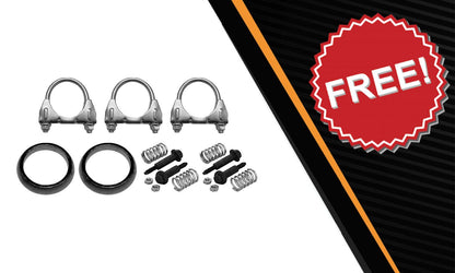 2007 Pontiac Vibe 1.8L Complete Exhaust System Kit with Catalytic