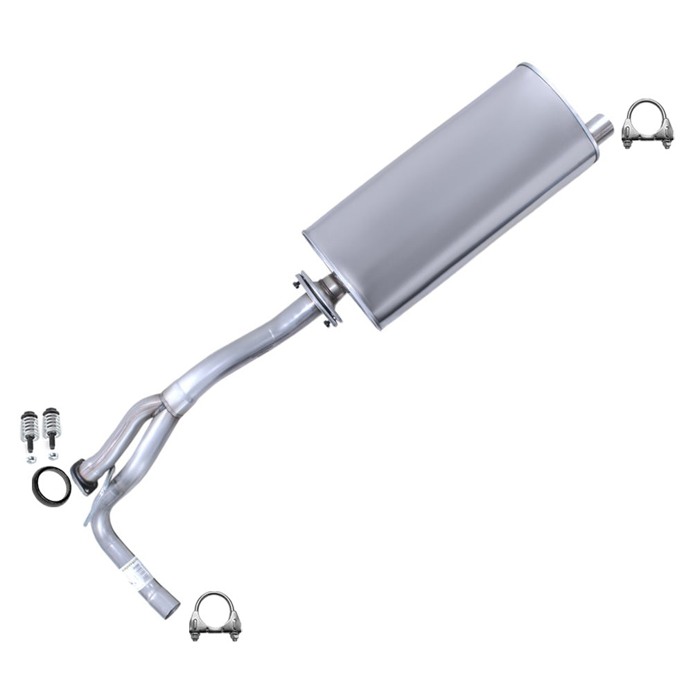 2004 Jeep Liberty 3.7L Y-Pipe and Muffler Exhaust