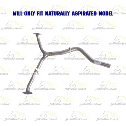 Exhaust Resonator and Y Pipe for 2009-2013 Subaru Forester | 2008-2011 Subaru Impreza 2.5L