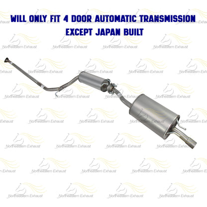 2006-2011 Honda Civic 1.8L Resonator Pipe and Muffler Exhaust Kit