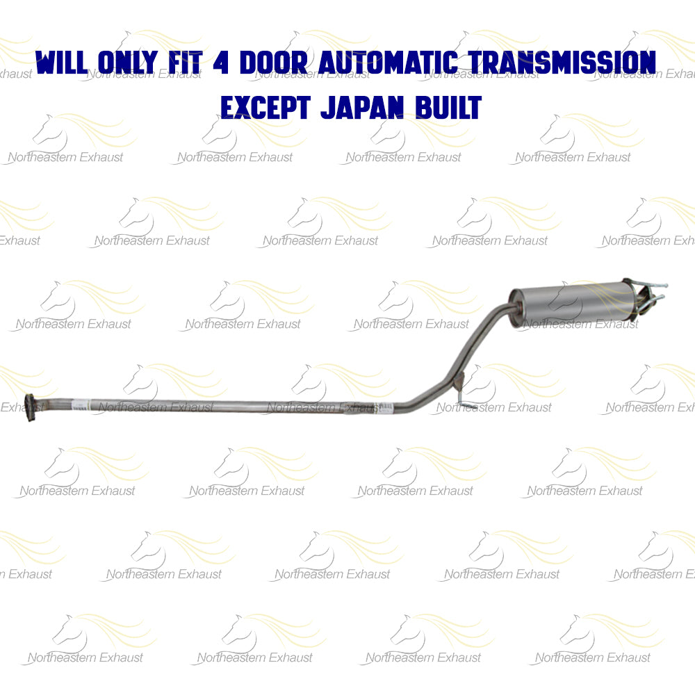 2006-2011 Honda Civic 1.8L For 4-Door Automatic Transmission, except Japan-Built Models Exhaust Resonator Pipe