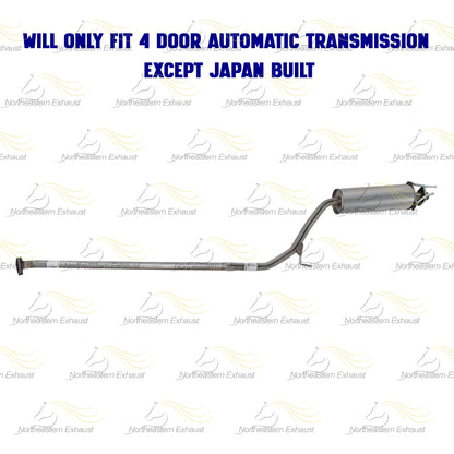 2006-2011 Honda Civic 1.8L For 4-Door Automatic Transmission, except Japan-Built Models Exhaust Resonator Pipe