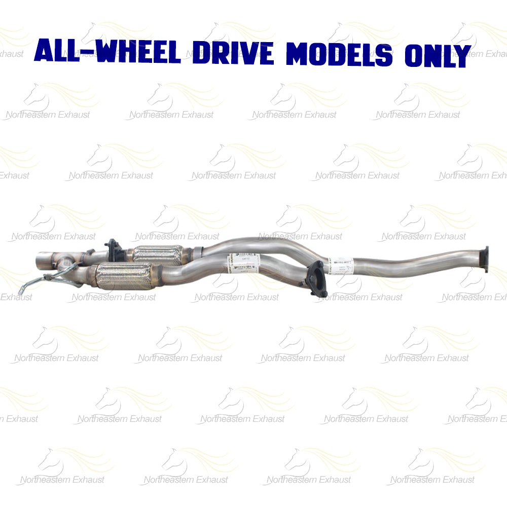 Front Pipe and Y-Pipe Exhaust for 2014-2018 Jeep Cherokee 3.2L and 2015-2017 Chrysler 200 3.6L | AWD