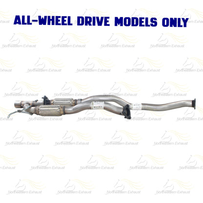 Front Pipe and Y-Pipe Exhaust for 2014-2018 Jeep Cherokee 3.2L and 2015-2017 Chrysler 200 3.6L | AWD