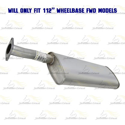 2002-2004 Chevy Venture 3.4L Exhaust Pipe and Muffler