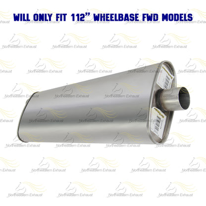 2002-2004 Chevy Venture 3.4L Exhaust Pipe and Muffler