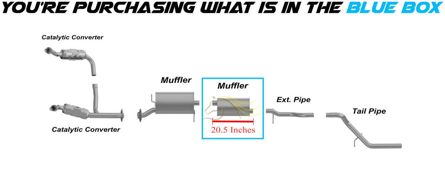 2006-2010 Mercury Mountaineer 4.6L Exhaust Muffler