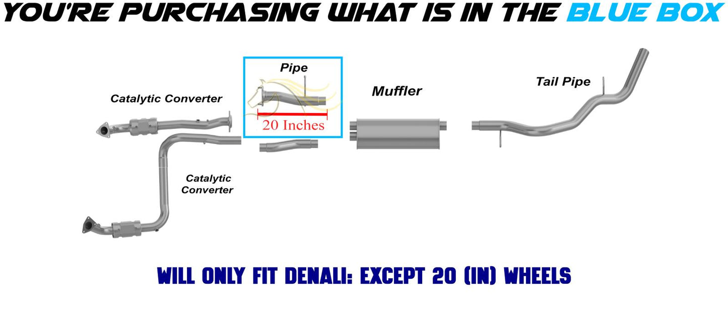 2002-2006 Cadillac Escalade 6.0L Exhaust Pipe | Passenger-side