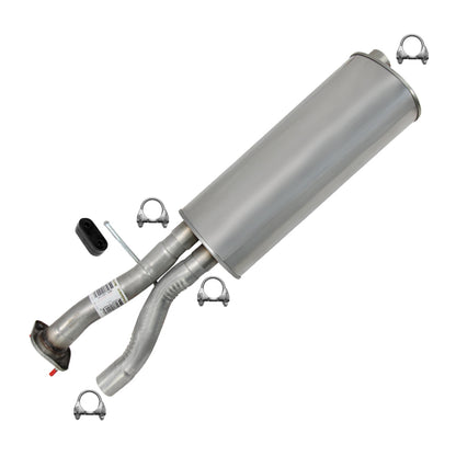 2002-2006 Cadillac Escalade 6.0L Pair of Exhaust Pipe and Muffler