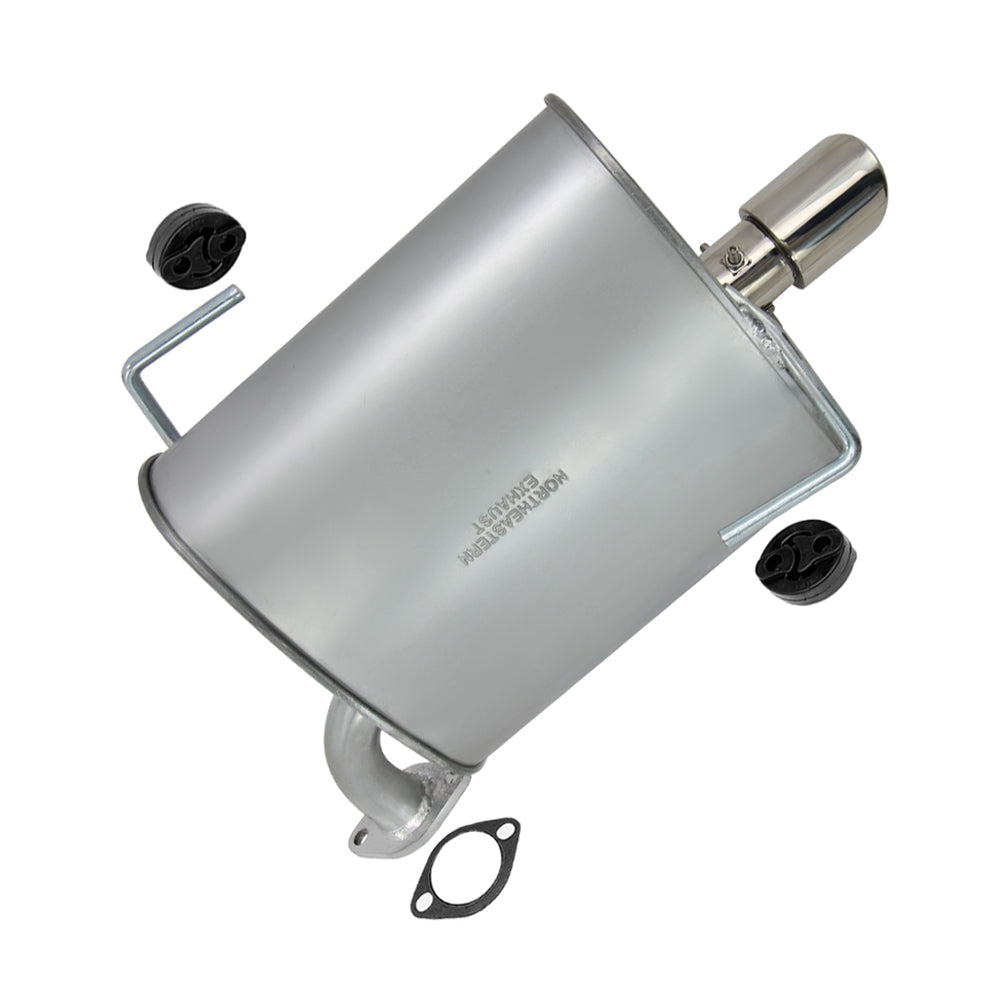 2008-2011 Subaru Impreza 2.5L Exhaust Muffler with Tips | Passenger-side