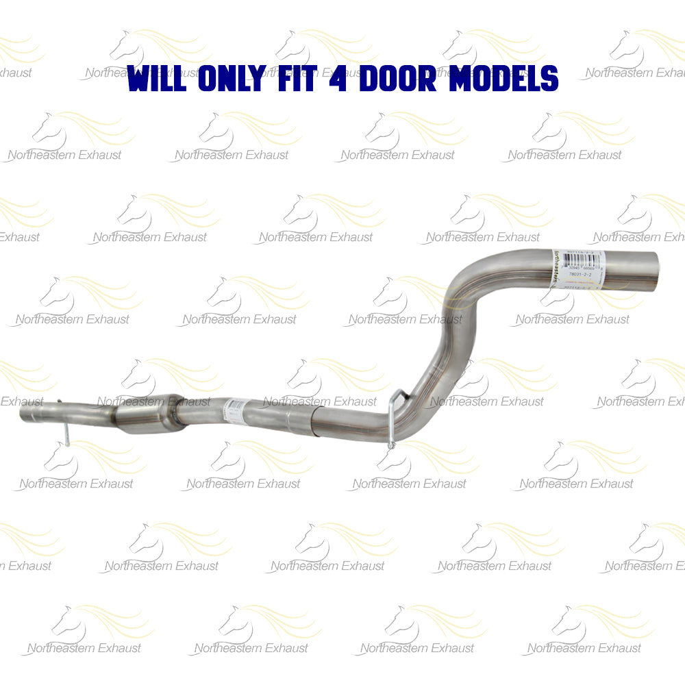 2012-2017 Jeep Wrangler 3.6L Exhaust Resonator Pipe