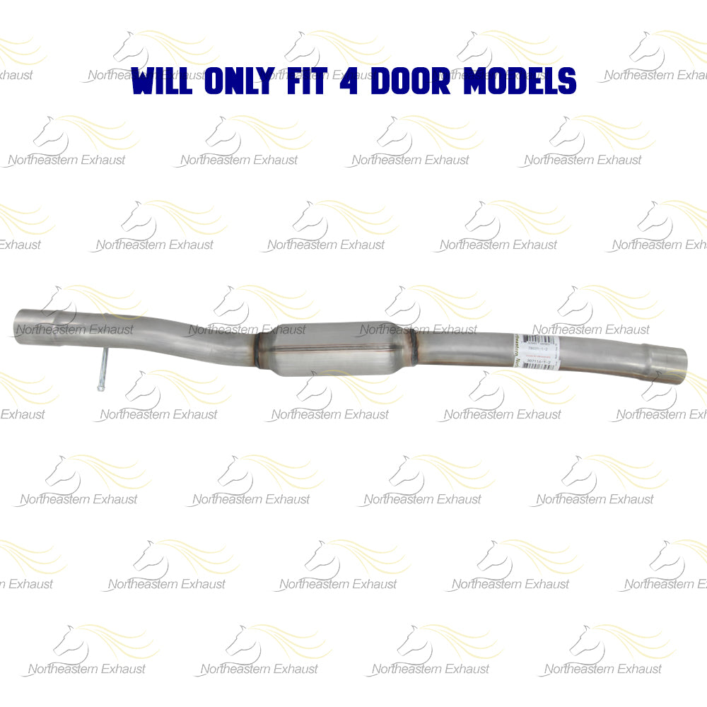 2012-2017 Jeep Wrangler 3.6L Exhaust Resonator Pipe