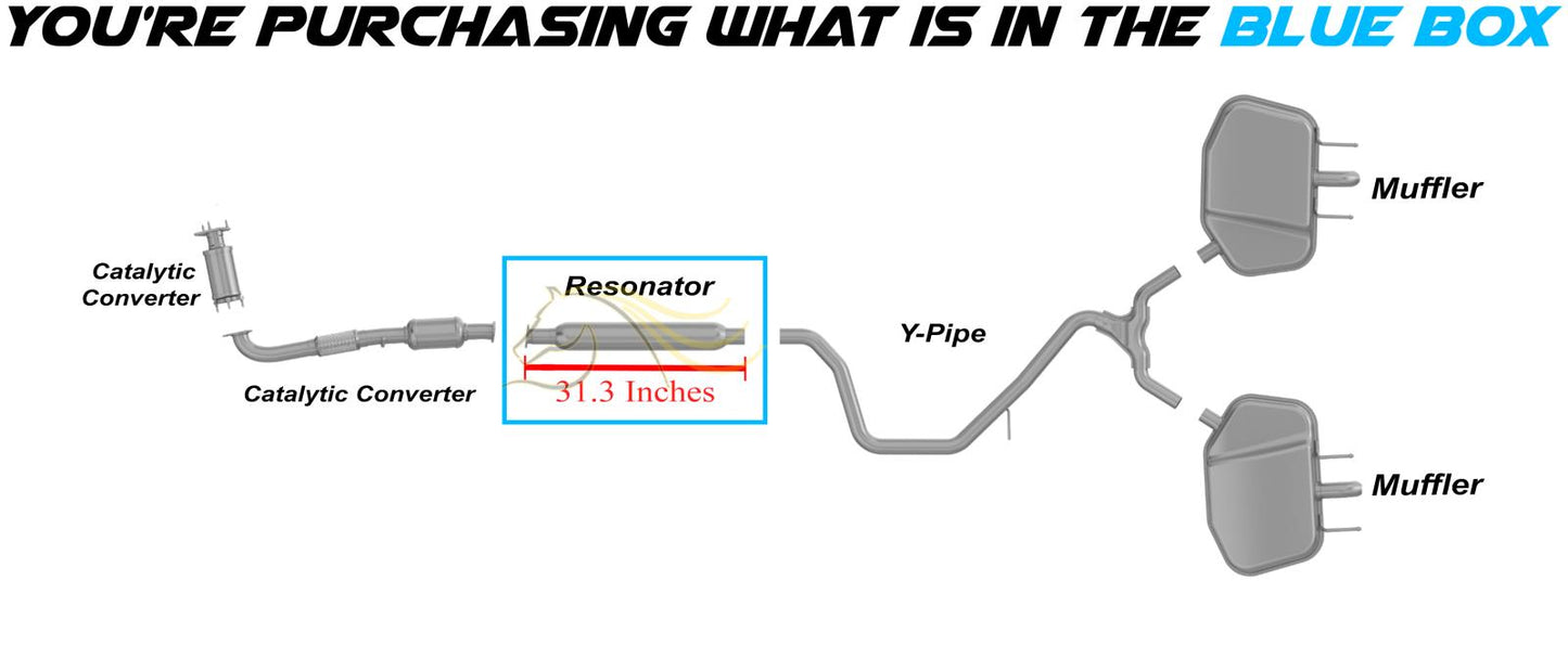 2011-2017 Buick Regal 2.4L Exhaust Resonator Pipe
