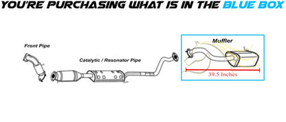 2014-2016 Hyundai Elantra 2.0L Exhaust Muffler | Rear