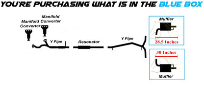 2013-2019 Ford Flex 3.5L Exhaust Muffler | Pair