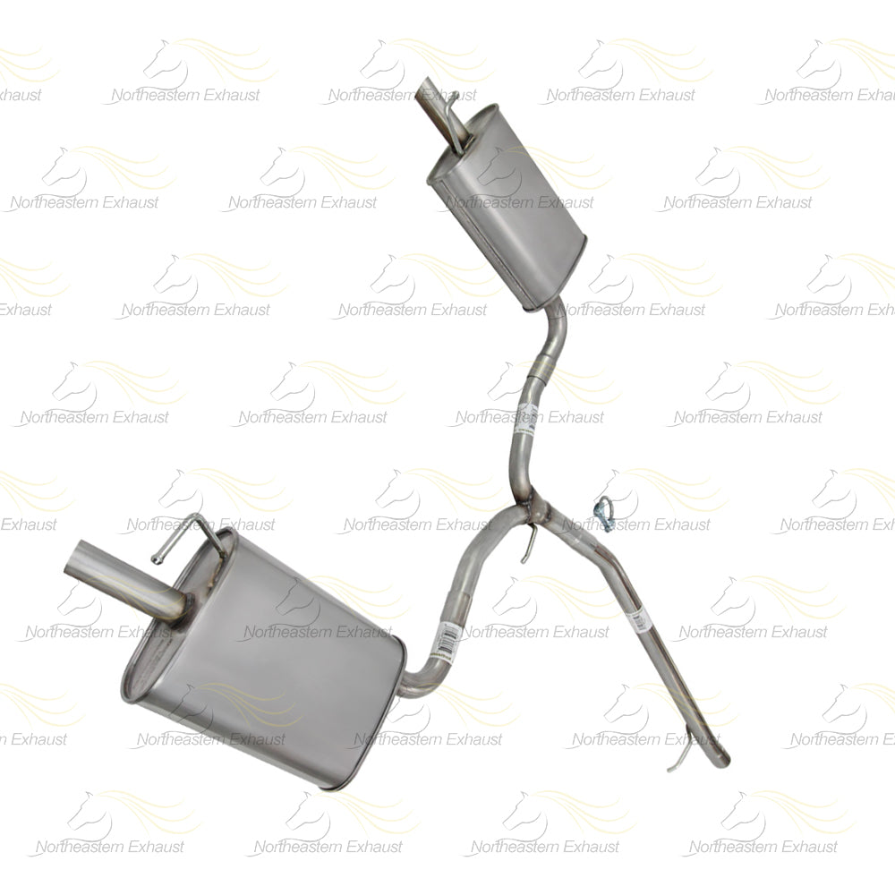2013-2019 Flex 3.5L Exhaust Y Pipe and Pair of Muffler