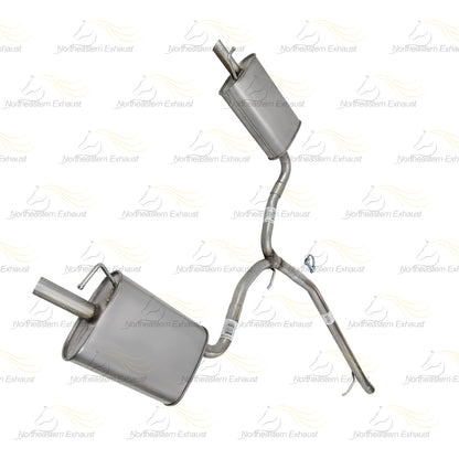2013-2019 Flex 3.5L Exhaust Y Pipe and Pair of Muffler