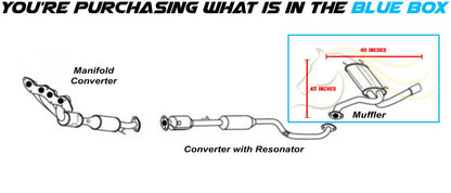 2010-2011 Mazda 3 2.0L Exhaust Muffler Assembly