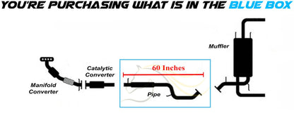 2010-2013 Mazda 3 2.0L Exhaust Pipe