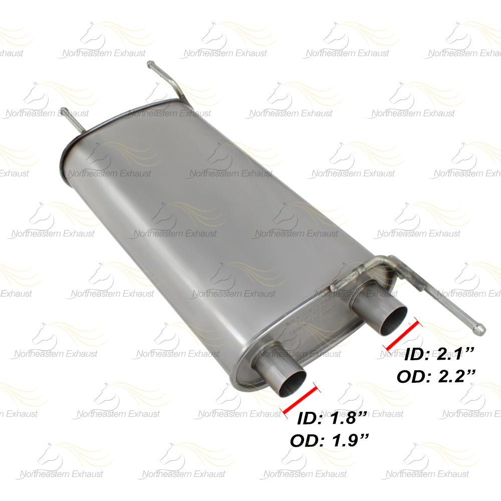 2010-2013 Mazda 3 2.0L Exhaust Muffler