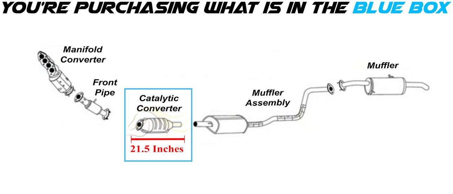2014-2017 Elantra GT & 2013-2016 Santa Fe Sport 2.0L Exhaust Catalytic Converter | EPA Approved