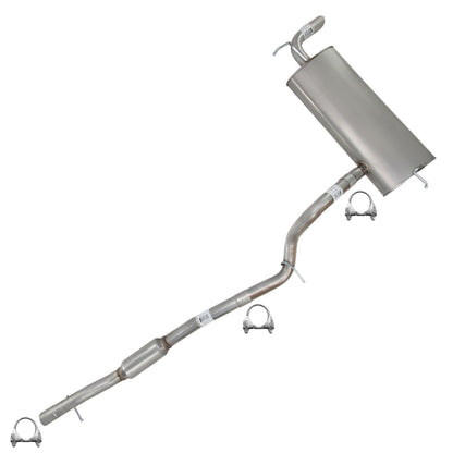 2012-2017 Jeep Wrangler 3.6L Exhaust Resonator Pipe and Muffler