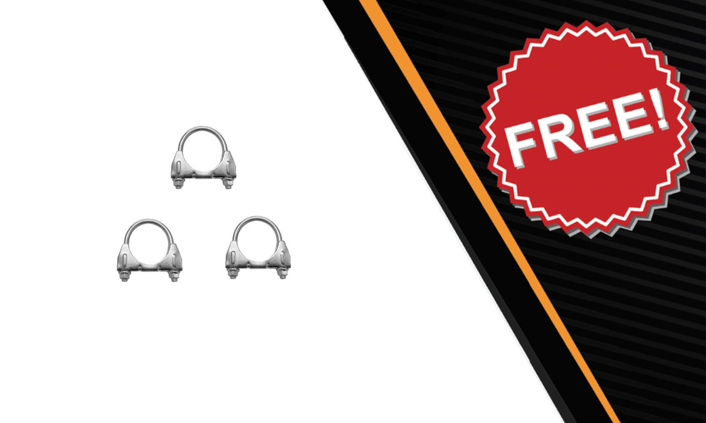 2012-2017 Jeep Wrangler 3.6L Exhaust Resonator Pipe and Muffler