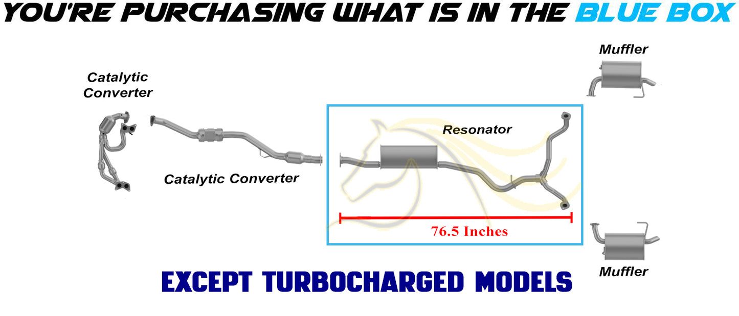 2006-2009 Subaru Legacy/Outback 2.5L Exhaust Resonator Y-Pipe