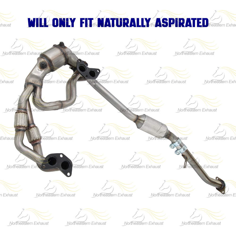 Front and Rear Catalytic Converters for 2006-2007 Subaru Impreza | 2006-2008 Subaru Forester | 2.5L