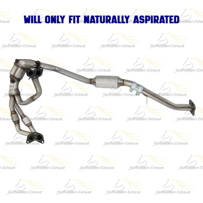 Front and Rear Catalytic Converters for 2006-2007 Subaru Impreza | 2006-2008 Subaru Forester | 2.5L