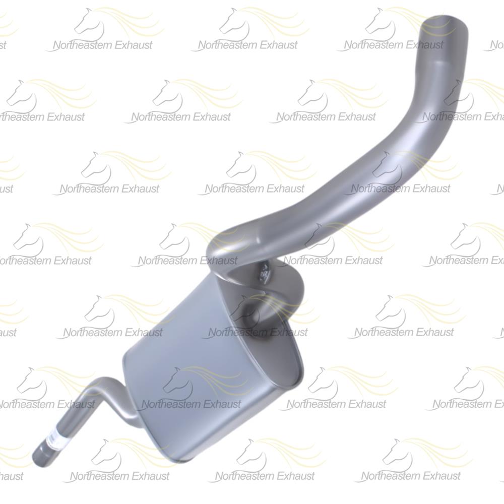 2013-2016 Ford Escape 1.6L Exhaust Resonator Pipes Muffler Kit with Tips