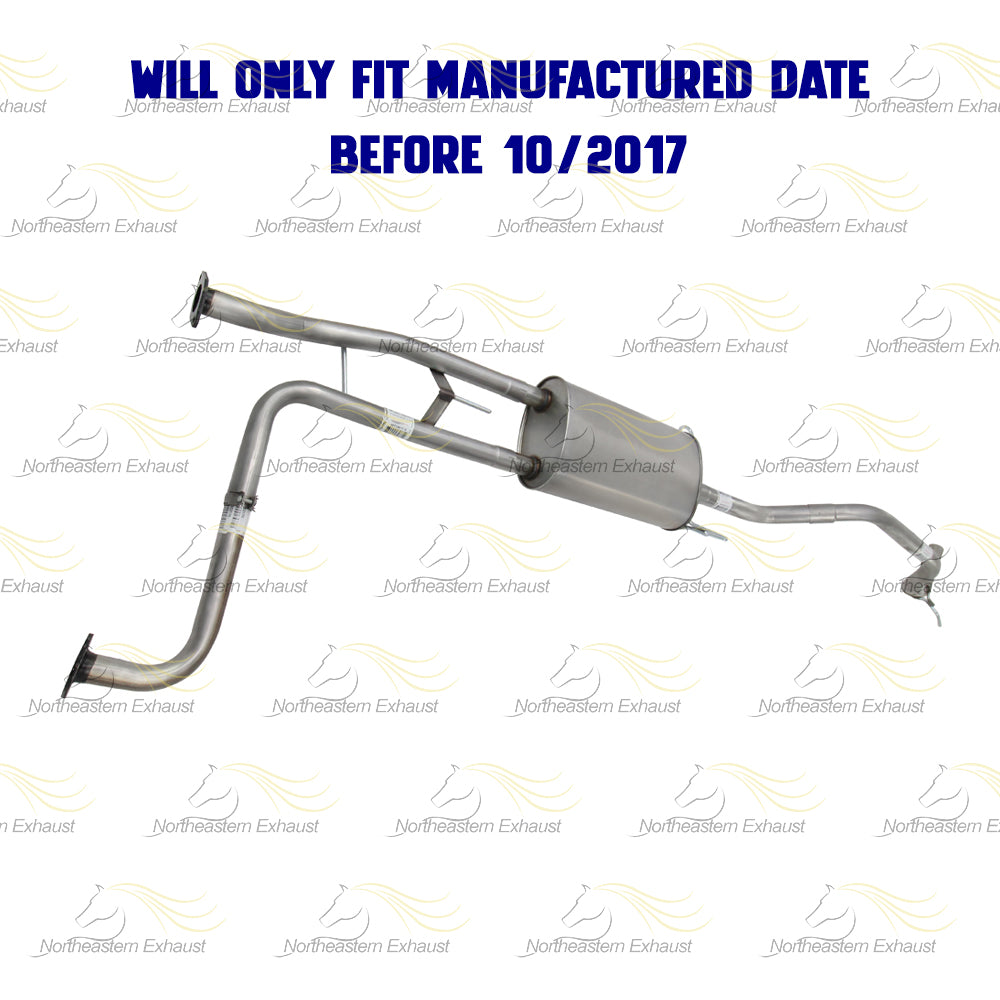 2012-2017 Nissan NV1500 4.0L and 2012-2017 Nissan NV2500 4.0L Direct Fit Front Pipe Muffler TailPipe Kit